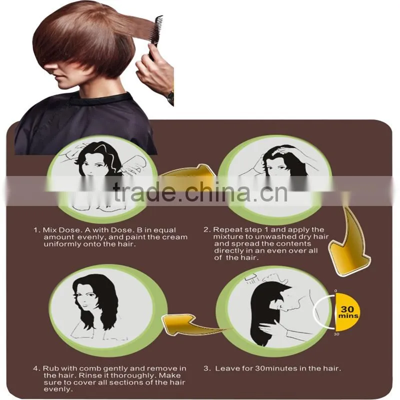 Wholesale 3D live effect permanent red hair dye