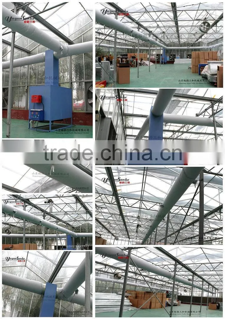 Auto oil-burning heating machine for chicken house heating