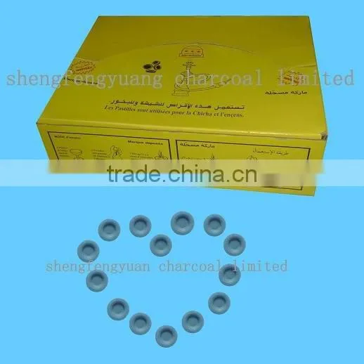hotsale 40mm round charcoal for hookah