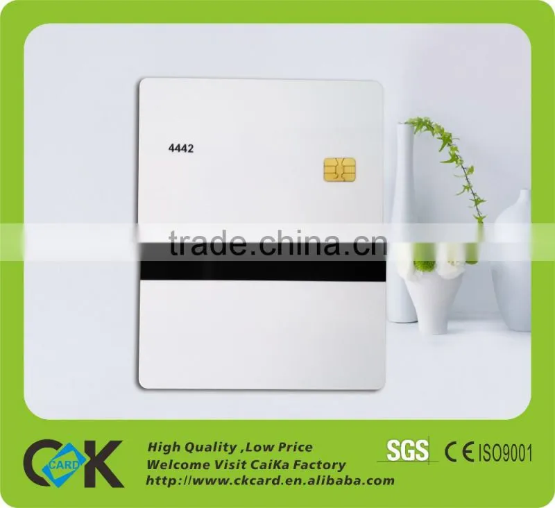 Custom printable pvc smart contact ic card