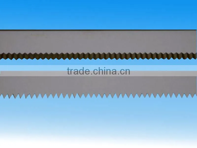 Straight cutting saw blade for food/paper/plastic pcaking