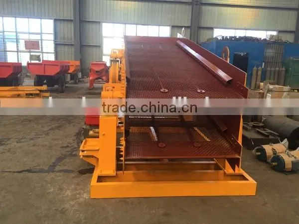 2YK1235 diesel engine vibrating screen with hopper