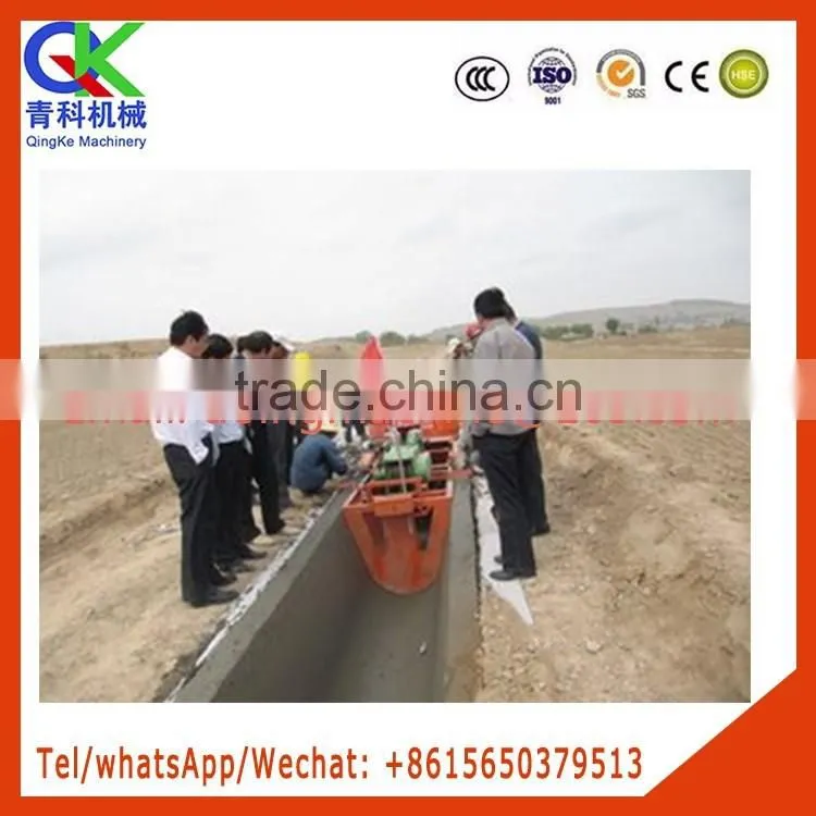 Trench integrated molding machine ditch lining machine