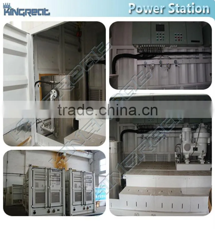 Skid type automatic oil-supply module for land power station