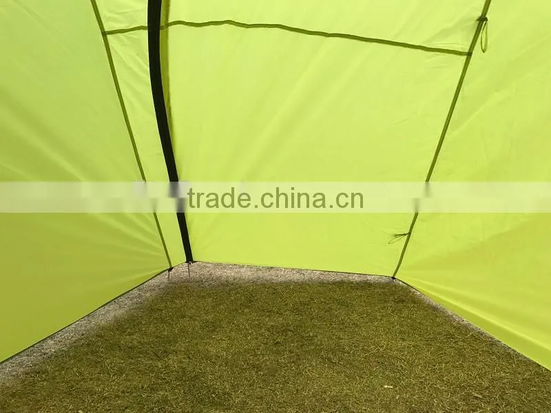 Double Layers Campping Tent with Motorcycle Storage Room Motorcycle Cover