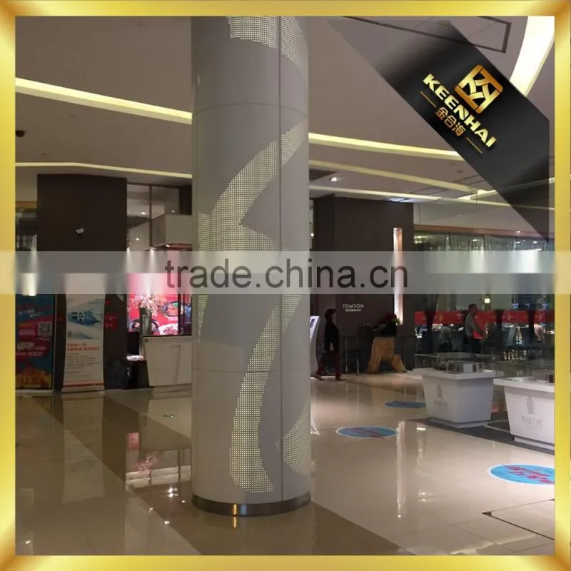 Project 304 Stainless Steel Interior Decorative Metal Columns