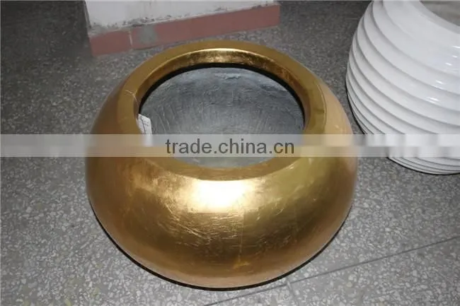Fiberglass planter outdoor big rectangular planter flower pot