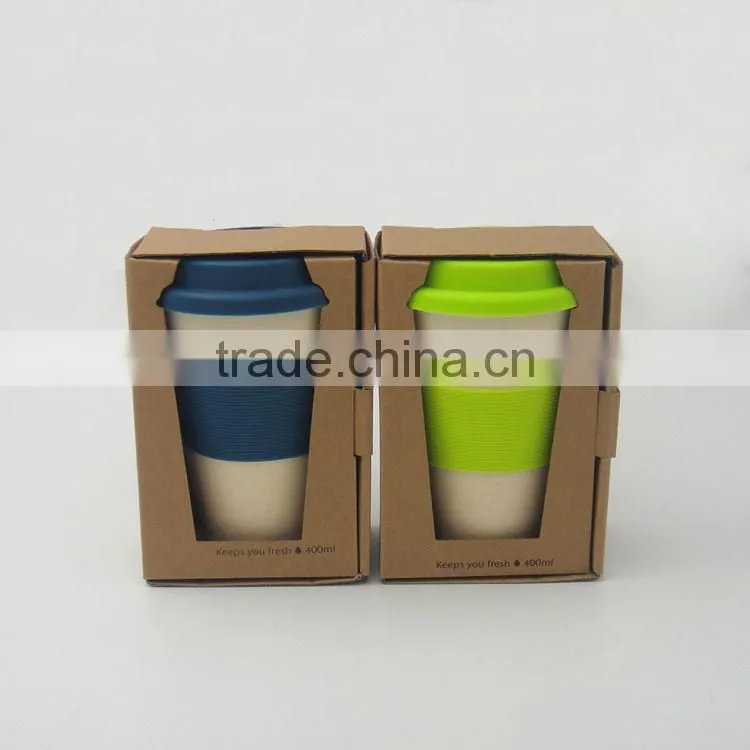 2017 hot sale biodegradable bamboo fiber cups
