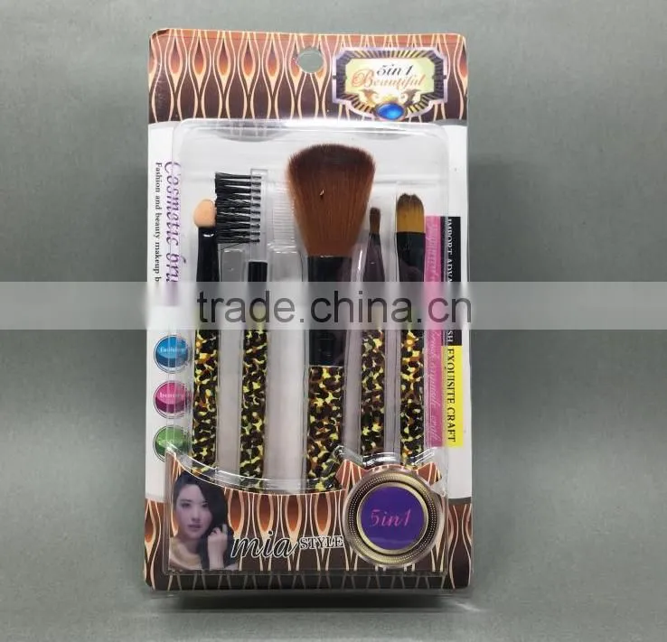 professional 5pcs makeup brush set cosmetic tools beauty tips maekup brush set