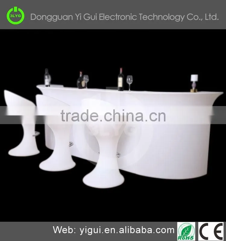 Wholesale bar nightclub party event wedding furniture bar led furniture tables chairs in stock for sale