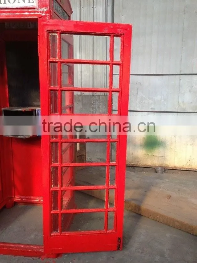 London Ornamental Antique Steel Telephone Booth