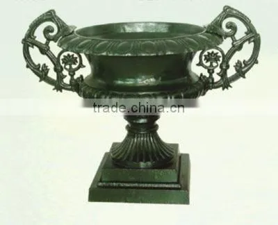 cast iron clay garden flower pot