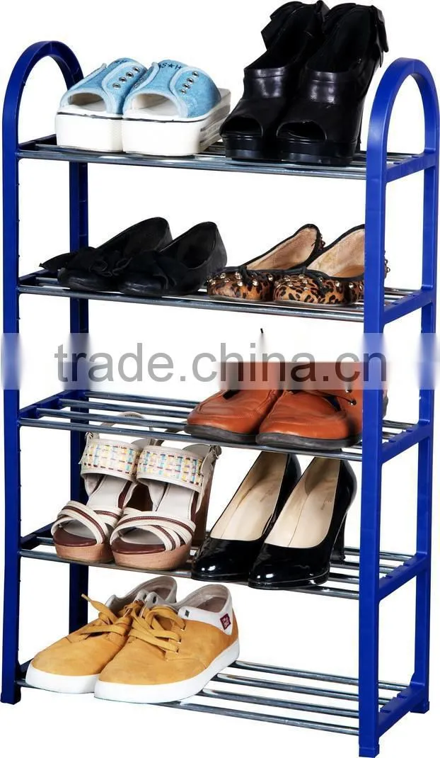 plastic shoes display rack in special style