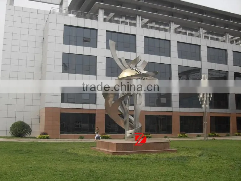 Outdoor Stainless Steel School Metal Sculpture