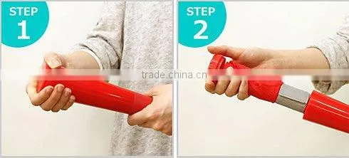portable red sky blue black khaki color bottle shape magic umbrella