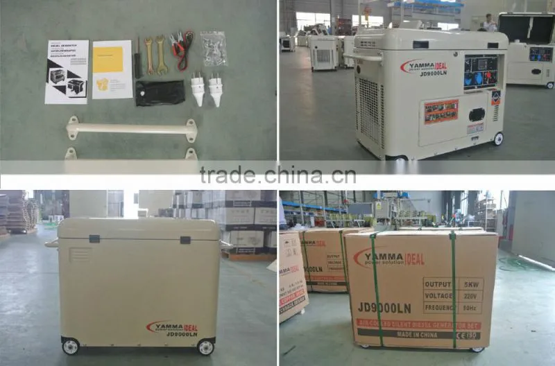 New design! Silent canopy diesel generator 5kva