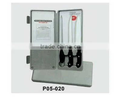 8pcs stainless steel knife set with plastic box