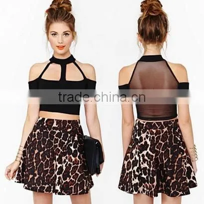 Sexy Womens Sleeveless Halter Neck Fashion Tank Top With Rings