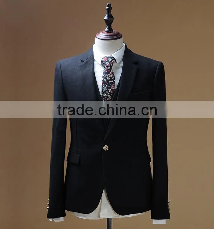 2015 latest design man clothing mens suit and price 3 piece business suit