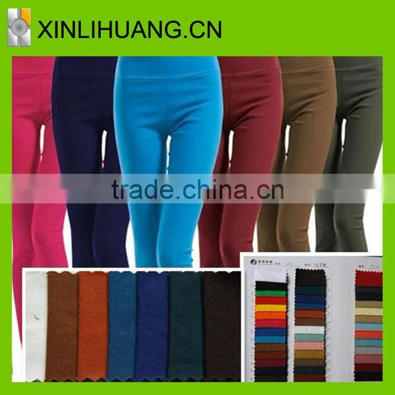2015 leggings fabric and cotton spandex fabric,