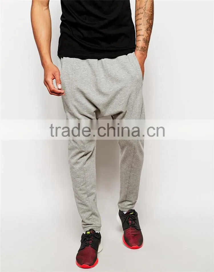 Mens wholesale casual drop crotch joggers latest design jogger pant for men