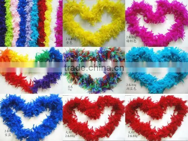 Rainbow Marabou Feather Boa Wholesale