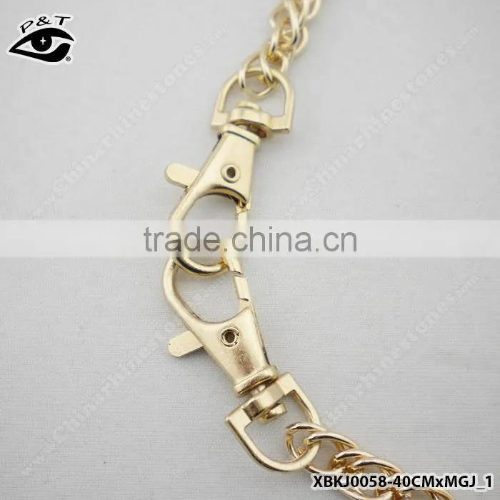 40cm Rose Gold Color metal chain for handbag shoes jewelry