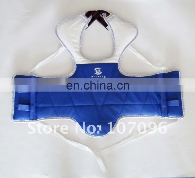 TKD Vest Reversible Colors/ Martial Arts Chest Guard