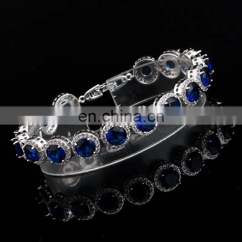 Luxury Cubic Zirconia Bracelet Crystal Wedding Bracelet Bridal Bracelet