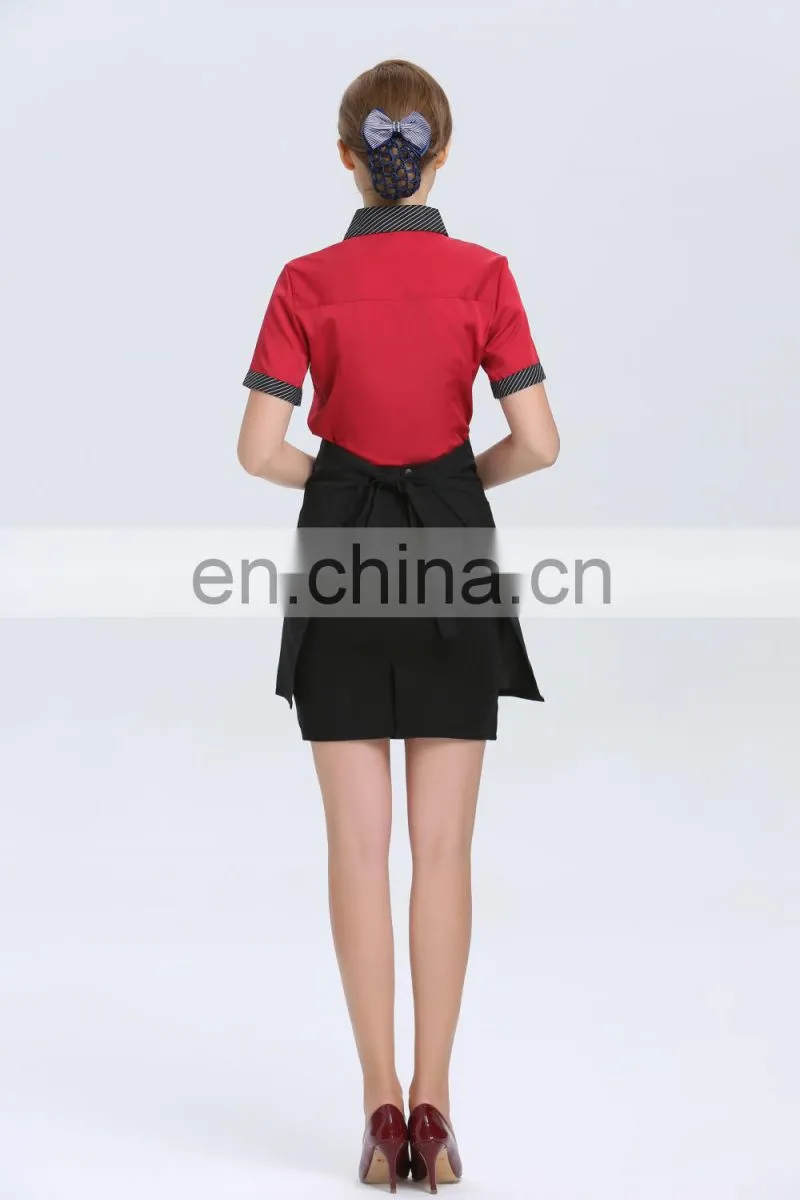 New Stytle restaurant waiter uniform,uniforms for waiters waitress,waiter uniform