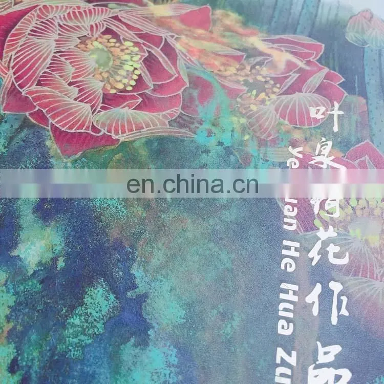 Customized perfect binding hardcover book matt printing album with cheap price