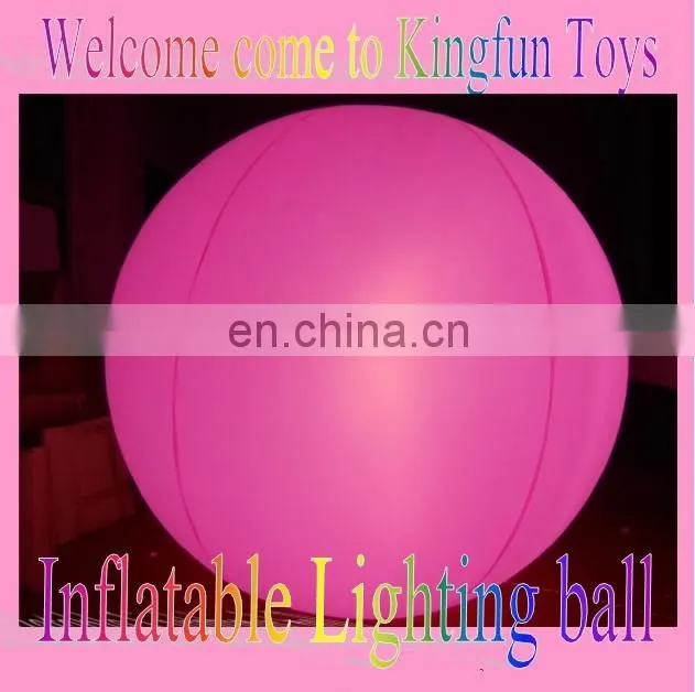 Colored LED inflatble helium balloon