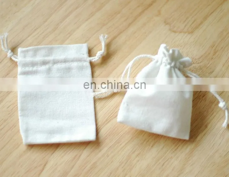 small cotton fabric drawstring bag customized cotton fabric gift bags