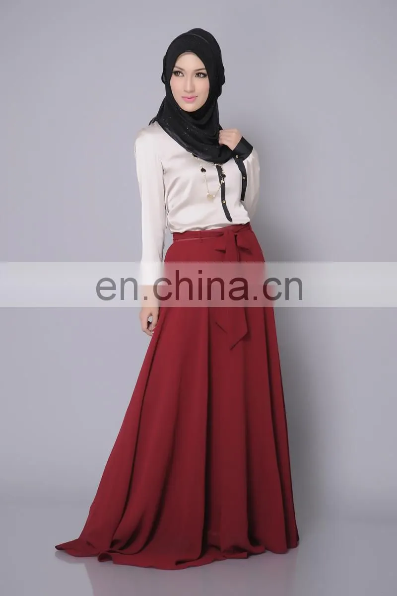 Hot sale cheap dress fashon design traditional long skirt