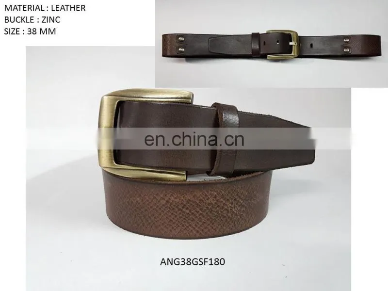 Top Grain Leather belt manufacturer, top grain leather belt exporter