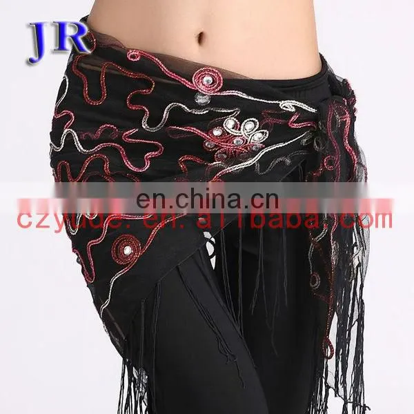 High embroidery net cloth belly dance waist belt Y-2018#