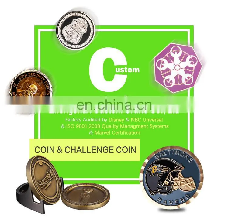 Custom antique metal old coin