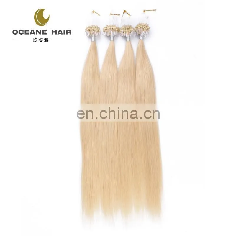 brazilian micro ring loop hair extensions thick soft nano hair nano ring hair extension