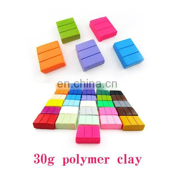 Educational Toys Gray DIY Handmade Square Polymer Clay