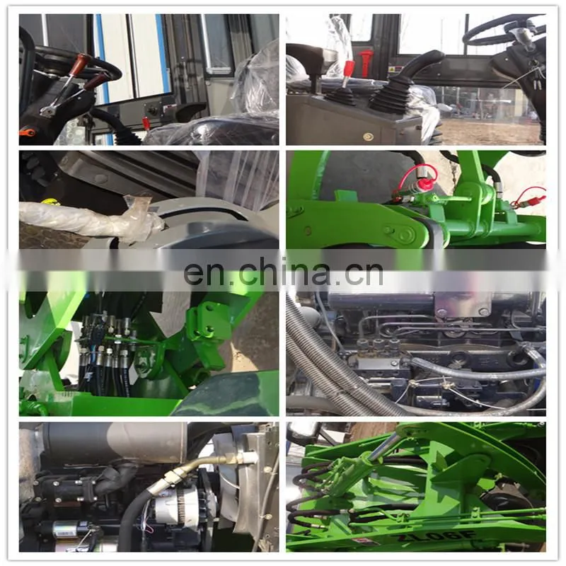 Zl08 Diesel Mini CE 0.8T front wheel loader with quick coupler