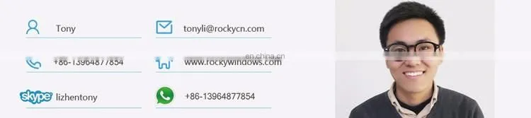 aluminium fixed glass window/ window glass view window curtain wall skylight