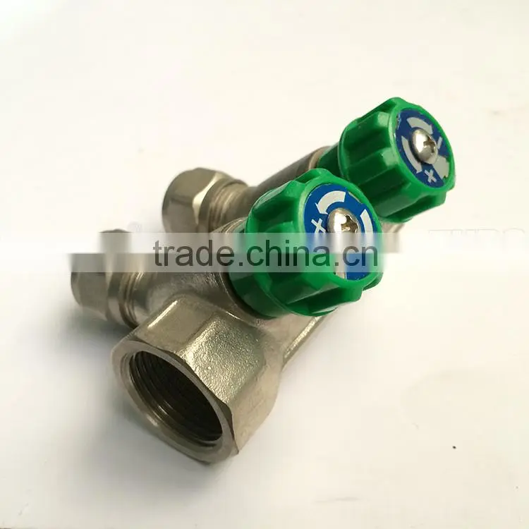 Professional design water separator 45 degree brass manifold for floor system parts