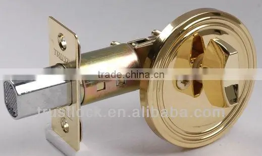 TRUST Deadbolt Lock Single Side with Polished Brass