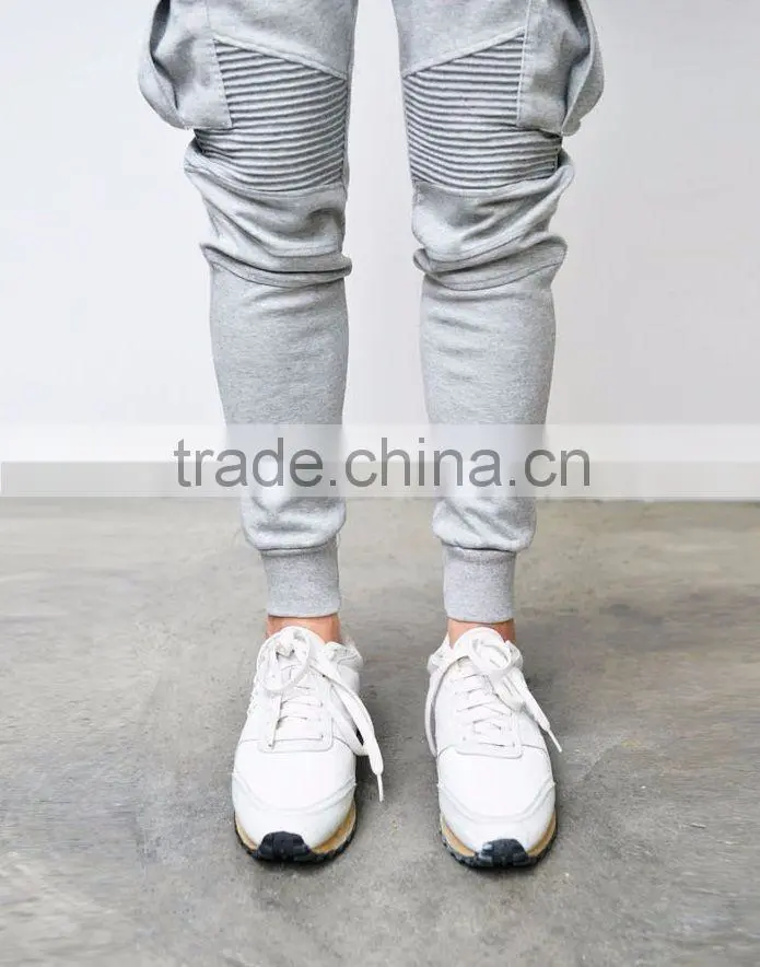 DOUBLE POCKET SLIM DROP BAGGY SWEATPANTS Black Standard Sports