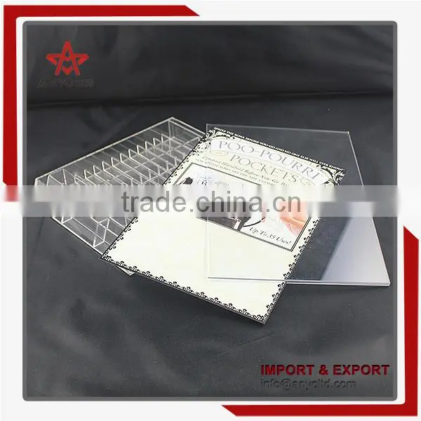 Good quality factory price clear acrylic nail polish display rack
