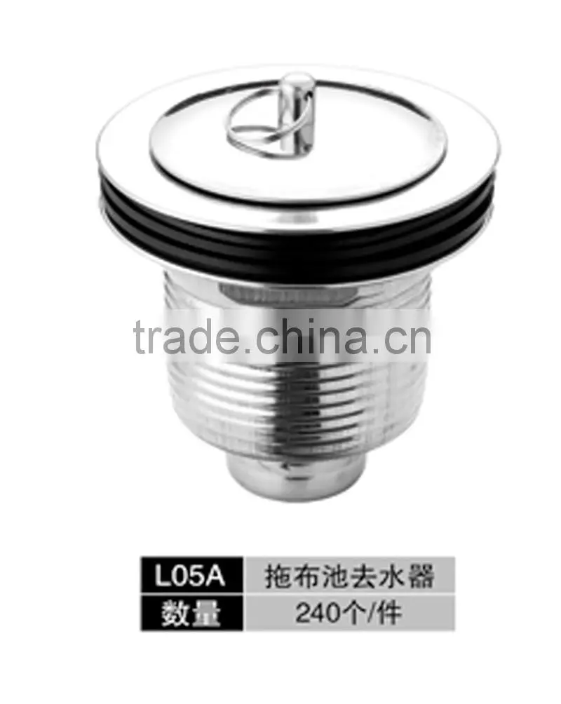 Chaozhou Caitang Wesda Bathroom Accessories 2015 Stainless Steel basket Strainer Waste Drain
