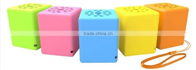2014 New Silicone bluetooth speaker new items in market approved by BQB CE