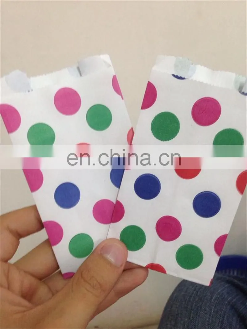 HSD400 Small Mini Used semi Automatic Flat V Bottom Food Shopping Paper Bag Making Machine