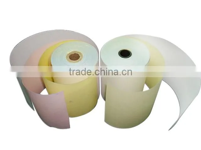 custom 2-5 ply carbonless paper by roll