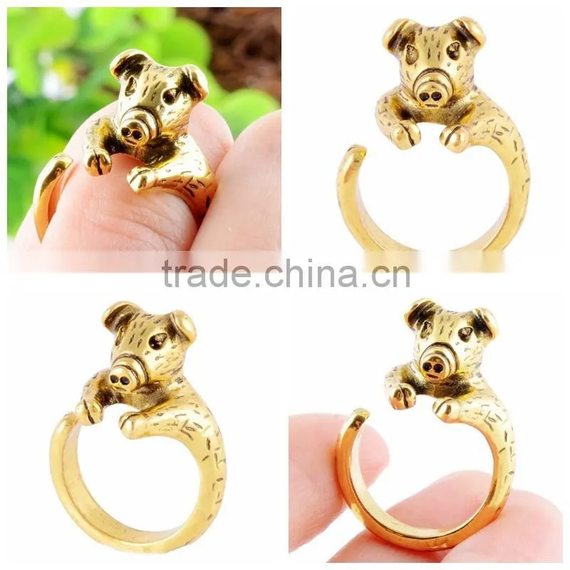 2015 Hot selling Pet Pig Animal Ring for girl